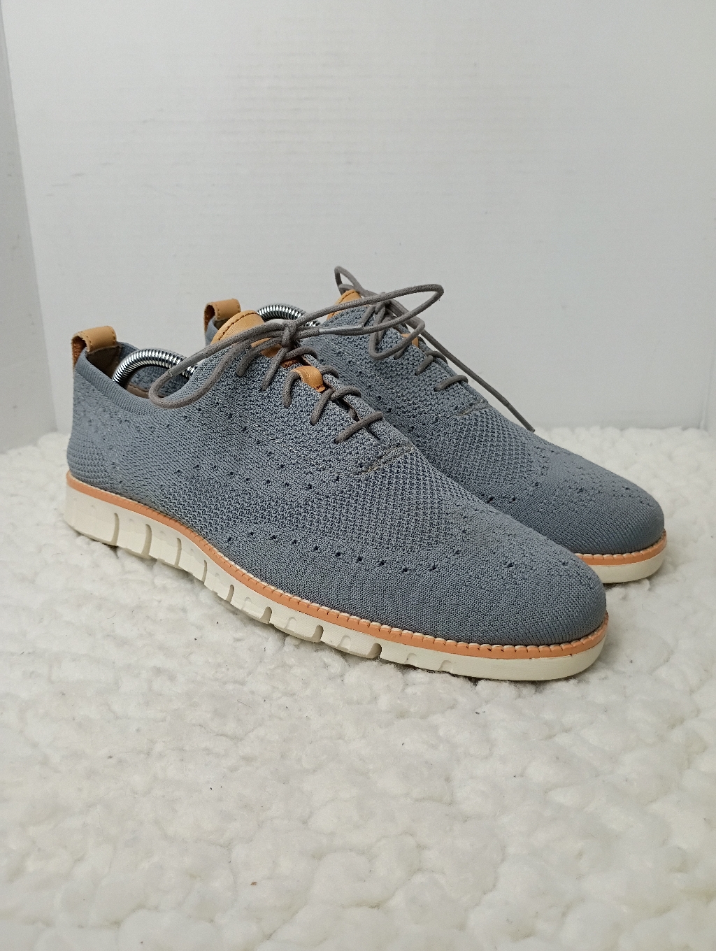 Cole Haan Men's Zerogrand Wingtip Oxford Ironstone Stitchlite Ivory C24944
